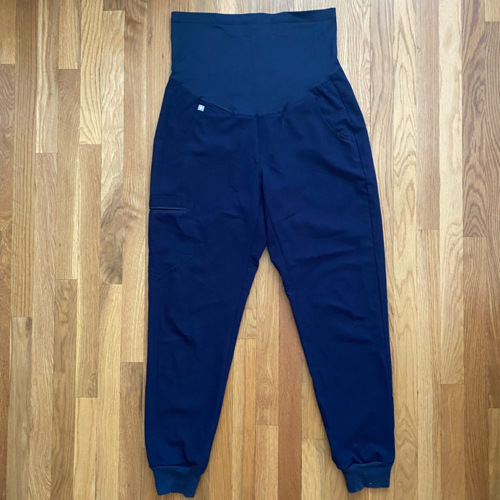 Figs Zamora Navy Maternity Scrub pants